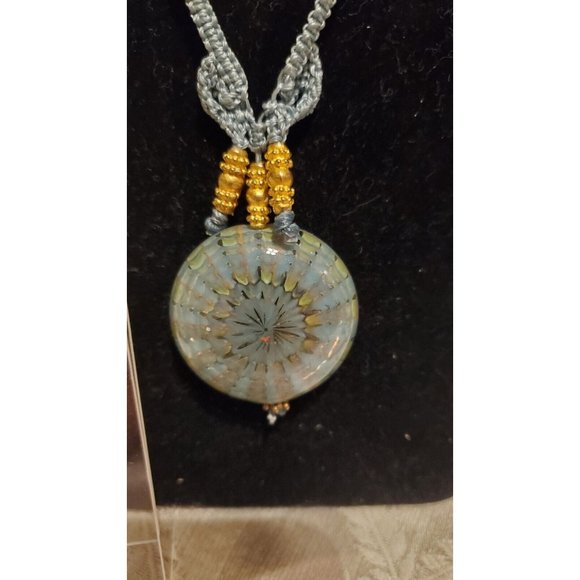 Art Glass Jewelry Necklace - Picture 1 of 7